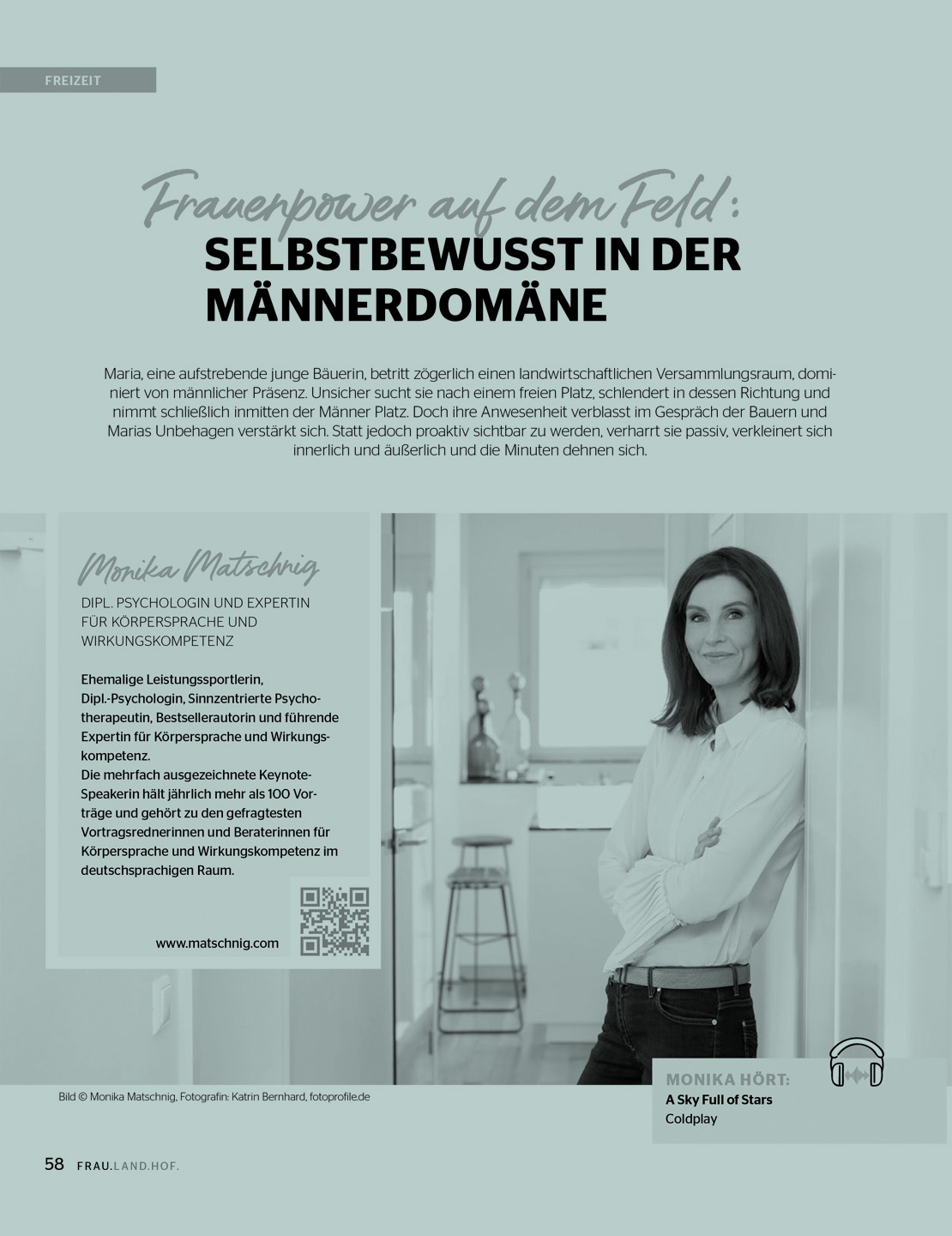 Fachartikel Körpersprache: Selbstbewusst in der Männerdomäne